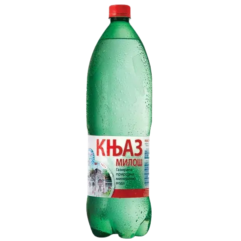 Knjaz Milos Sparkling Mineral Water plastic bottle