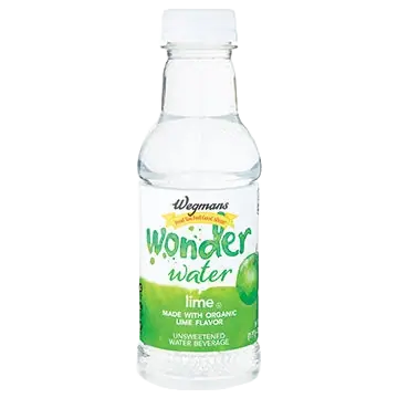 Wegmans Wonder Water Lime Plastic Bottle